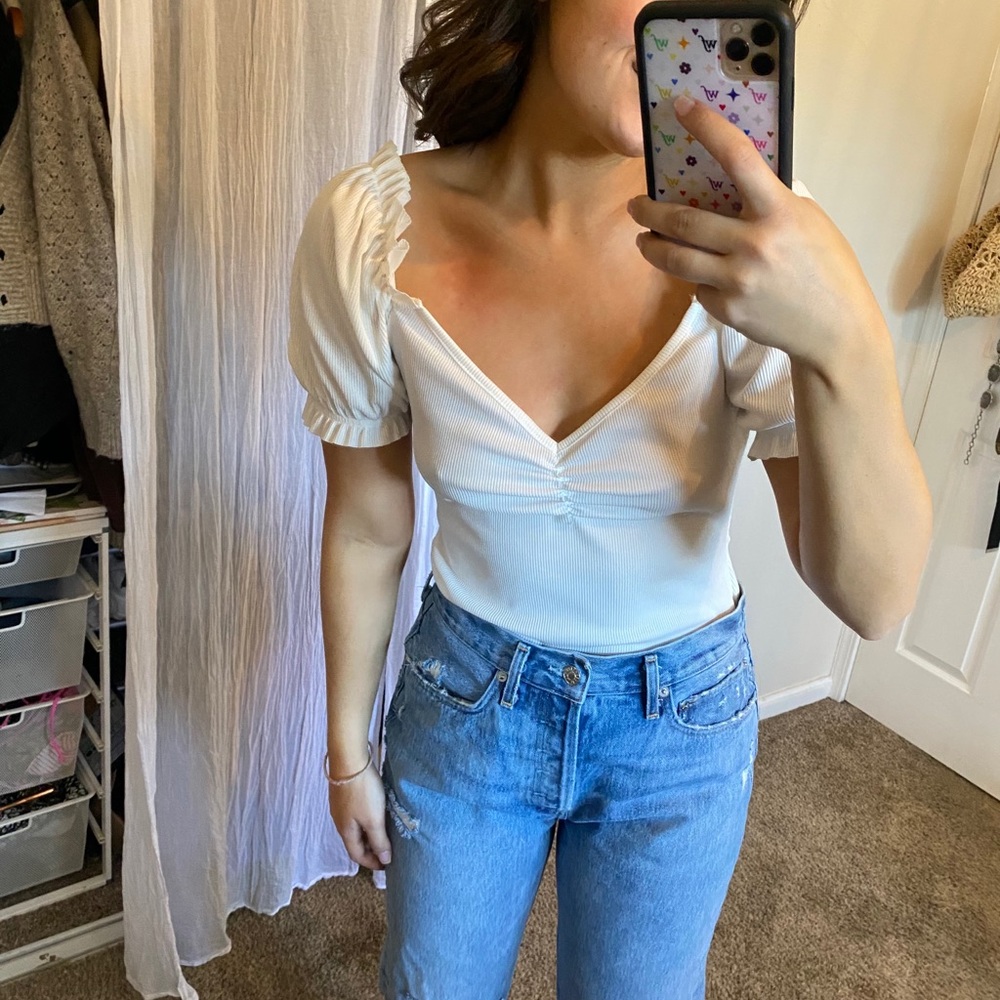 Nastygal white tee